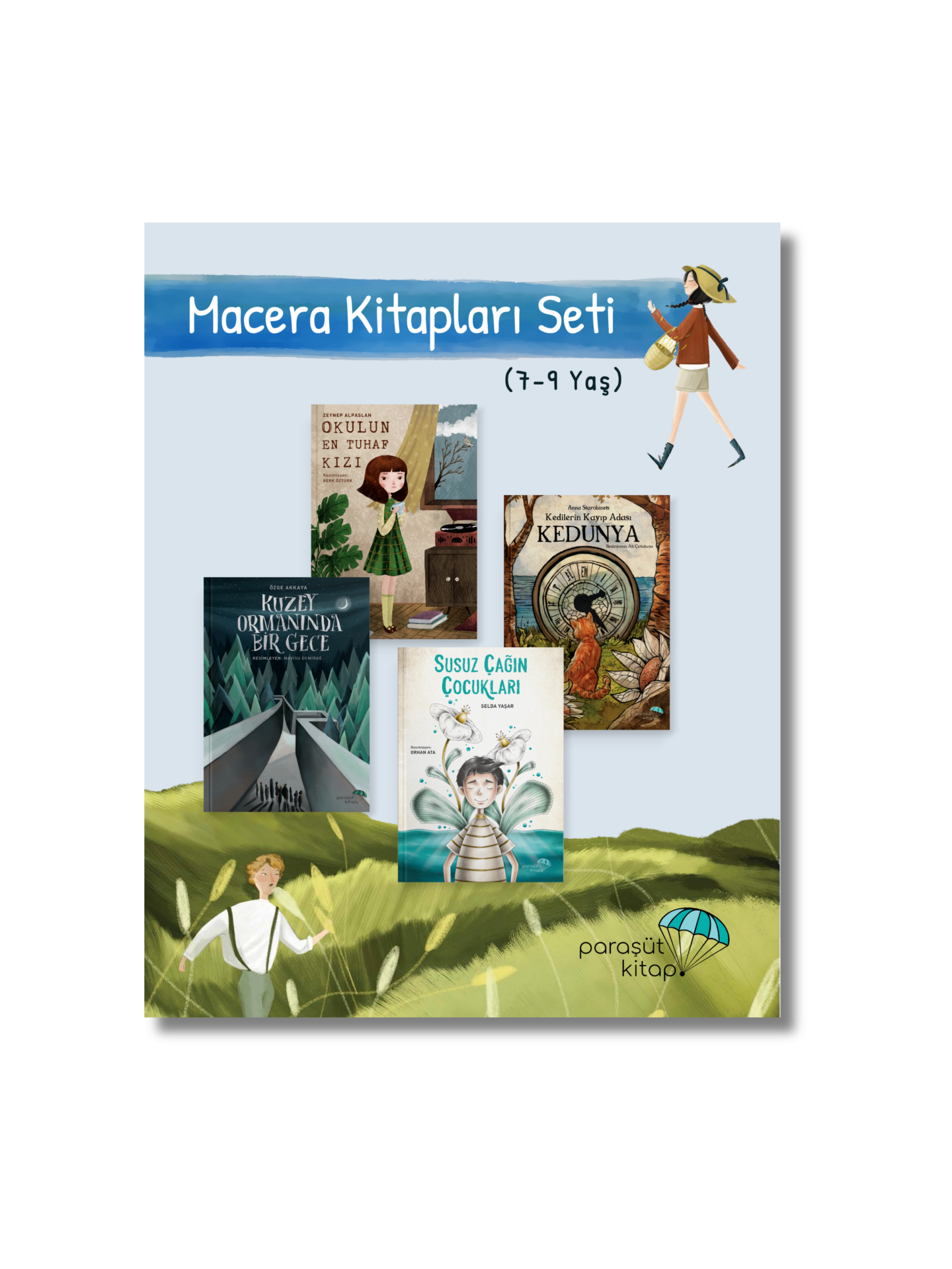 web anasayfa (10) Macera Kitapları Seti (7-9 yaş) - Görsel 1