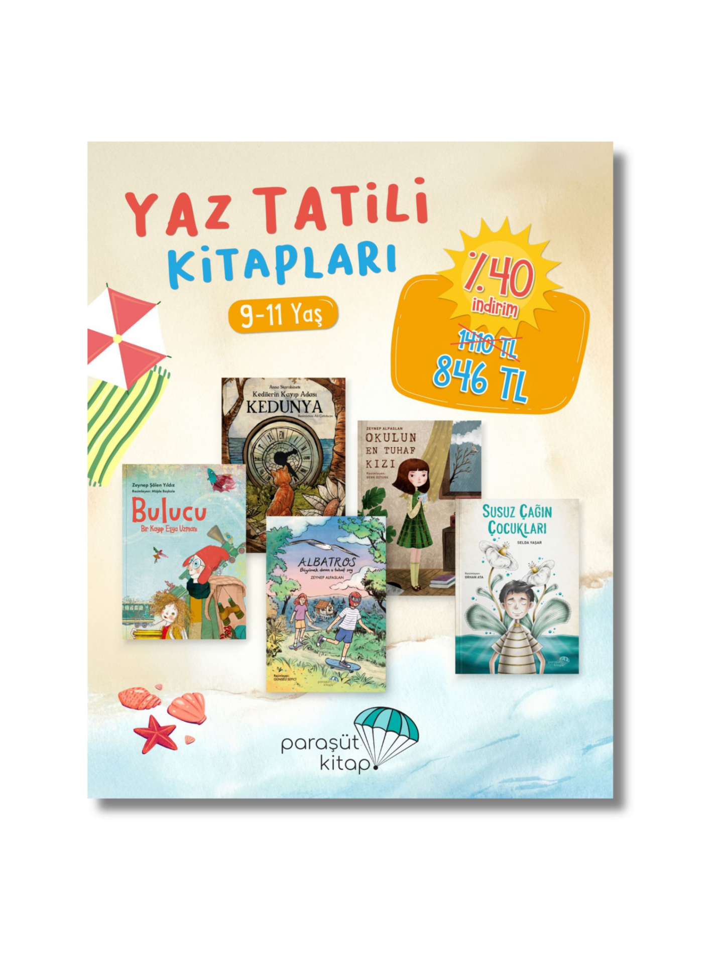 3 Yaz Tatili Kitapları Seti (9-11 Yaş) - Görsel 1